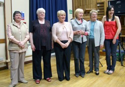 Derryvolgie Parish Social and Outreach Committee who organised the ‘Spring Musical’ evening in Derryvolgie Parish church on April 18.  L to R: Dorothy Jackson, Margaret Perry, Valerie Scott, Helen Kane, Jean Parkinson and Lindsay Hamilton.